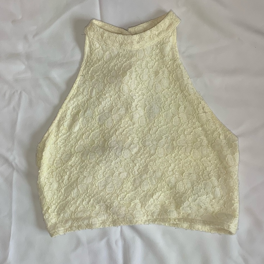 Forever21 lace halter top